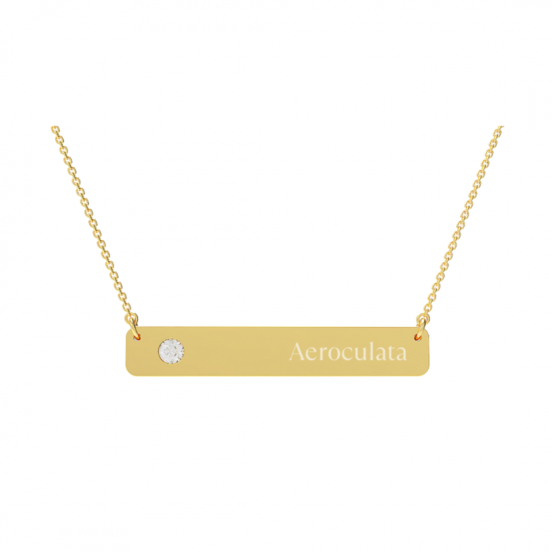 BAR CRYSTAL NECKLACE